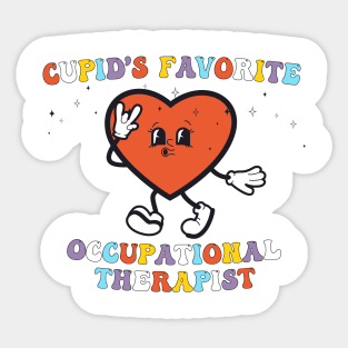 Cupid's Favorite Occupational Therapy OT Valentine's Day Sticker